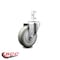 Service Caster 4 Inch Gray Polyurethane Wheel Swivel 7/8 Inch Square Stem Caster SCC SCC-SQ20S414-PPUB-GRY-78 - alternate 4